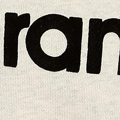 Isabel Marant Marant Mikoy Flocked Logo Sweatshirt In Pink