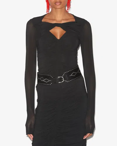 Isabel Marant Vandalia Top In Black