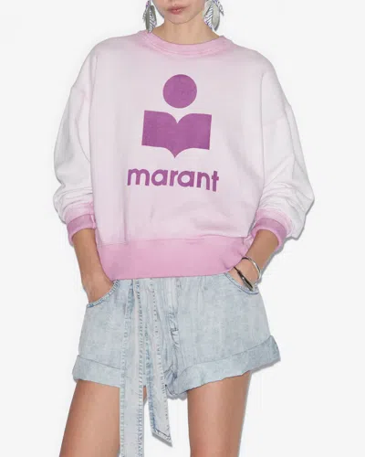 Isabel Marant Étoile Mobyli Logo-print Sweatshirt In Lilac