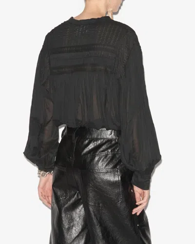Isabel Marant Étoile Plalia Blouse In Black
