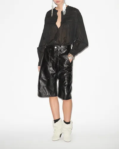 Isabel Marant Étoile Plalia Blouse In Black