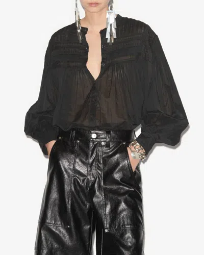Isabel Marant Étoile Plalia Blouse In Black