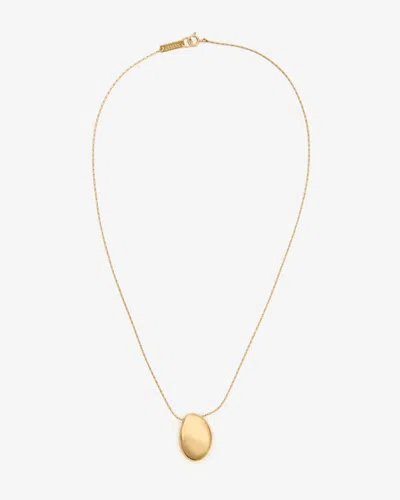 Isabel Marant Shiny Day Necklace In Gold