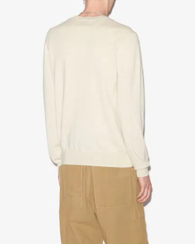Isabel Marant Evans Sweater In Light Gray