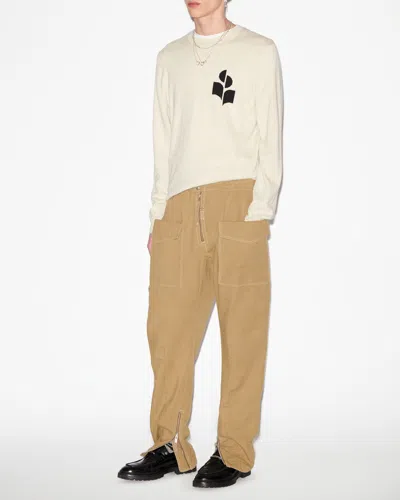 Isabel Marant Evans Sweater In Light Gray