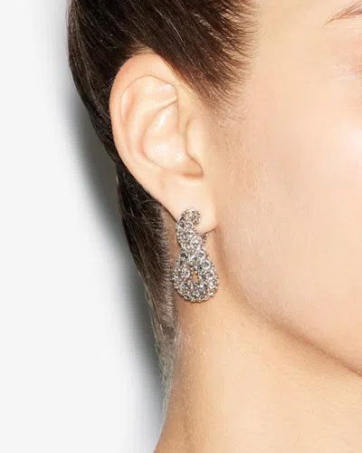 Shop Isabel Marant Funky Ring Earrings In Silver