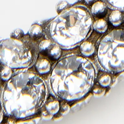 Isabel Marant Funky Ring Crystal-embellished Earrings In Silver