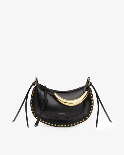 Shop Isabel Marant Tasche Oskan Moon In Black And Gold