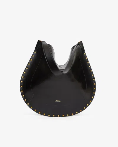 Isabel Marant Oskan Hobo Soft Bag In Black
