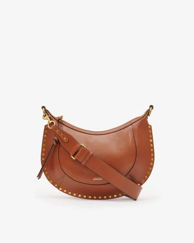 Isabel Marant Oskan Moon Shoulder Bag In Cognac
