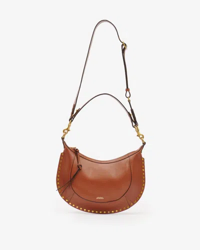 Isabel Marant Oskan Moon Shoulder Bag In Cognac
