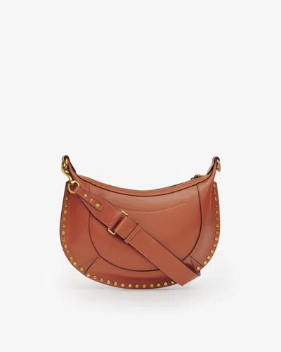 Isabel Marant Oskan Moon Shoulder Bag In Cognac