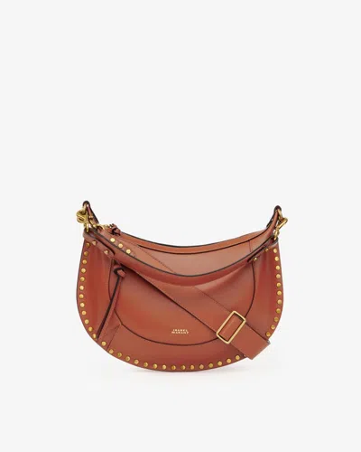 Isabel Marant Oskan Moon Shoulder Bag In Cognac