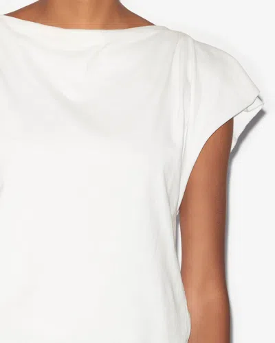 Isabel Marant Sebani Organic Cotton T Shirt In White