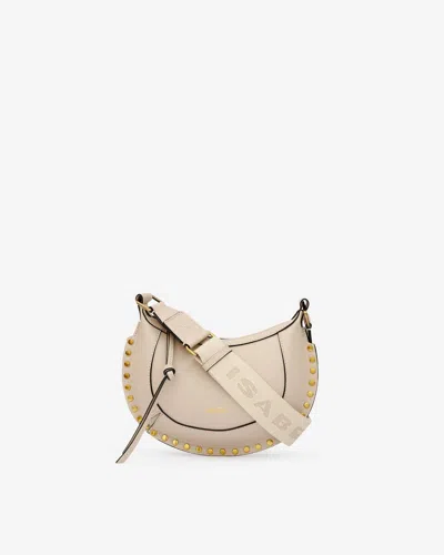 Isabel Marant Mini Moon Bag In Light Beige