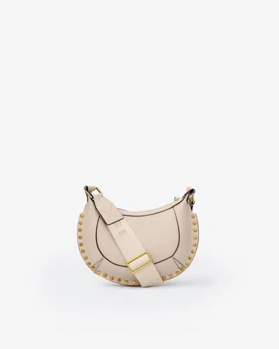 Isabel Marant Mini Moon Bag In Light Beige
