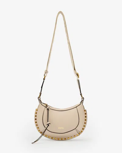 Isabel Marant Mini Moon Bag In Light Beige