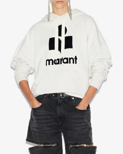 Isabel Marant Étoile Cotton Blend Sweatshirt In Ecru