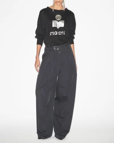 Isabel Marant Étoile Klowia T-shirt In Black