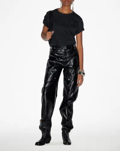 Shop Isabel Marant Étoile Aby T-shirt In Black