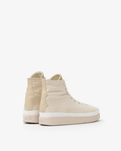 Isabel Marant Austen High Sneakers In Ecru