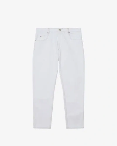 Isabel Marant Étoile Nea Slim Jeans In White