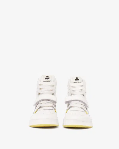 Isabel Marant Alseeh Sneakers In Light Yellow-yellow