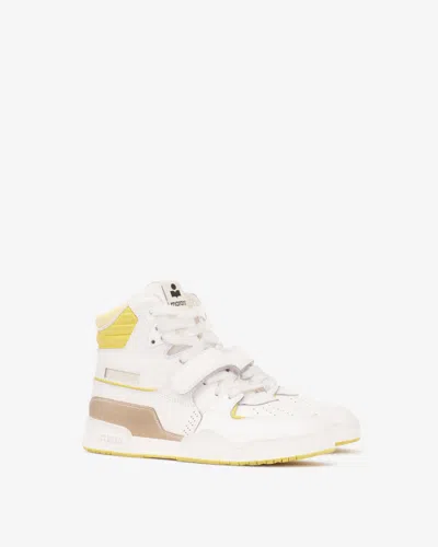 Isabel Marant Alseeh Sneakers In Light Yellow-yellow