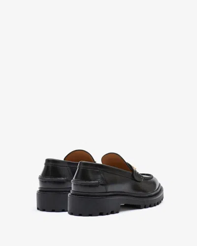 Isabel Marant Frezza Leather Loafer In Black