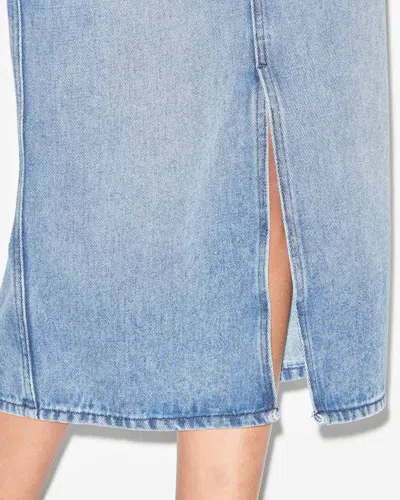 Shop Isabel Marant Tilauria Skirt In Light Blue