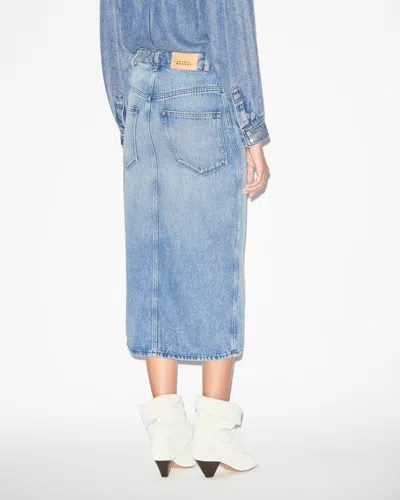 Isabel Marant Tilauria Skirt In Blue