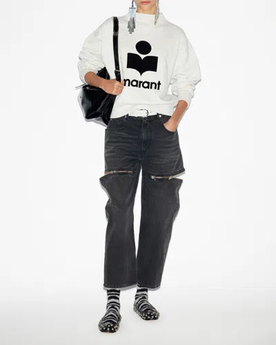 Isabel Marant Étoile Moby Sweatshirt In Ecru