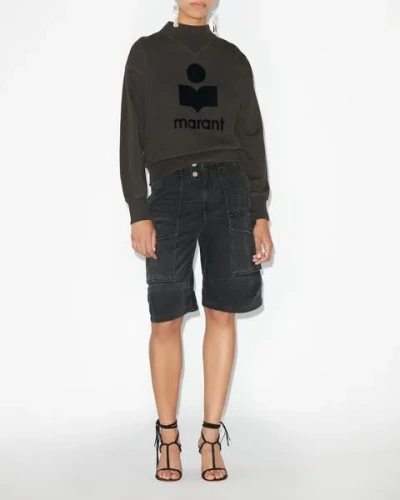 Isabel Marant Étoile Marant Etoile Women Moby Logo Cotton Sweatshirt In Multi