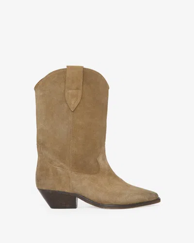 Shop Isabel Marant Stiefel Duerto In Taupe