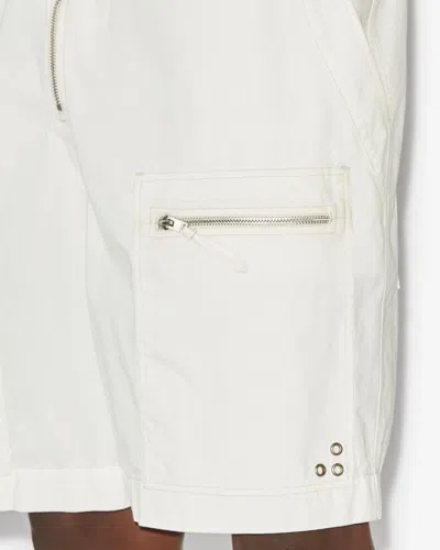 Isabel Marant Nahlan Shorts In Ecru