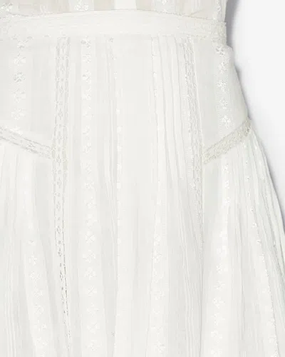 Isabel Marant Étoile Jorena Mini Skirt In White