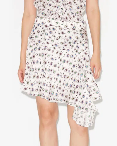 Isabel Marant Selena Skirt In Ecru