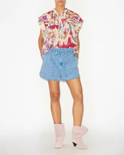 Isabel Marant Étoile Ipolyte Shorts In Blue