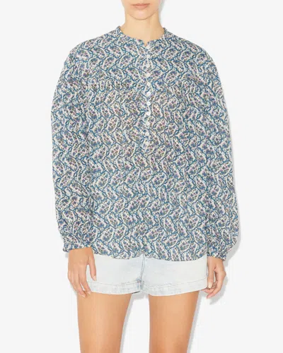 Isabel Marant Étoile Salika Top In Ecru