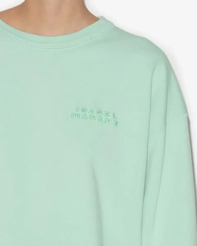 Isabel Marant Shad Sweatshirt In Sea Green