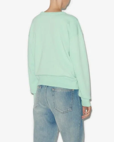 Isabel Marant Shad Sweatshirt In Sea Green