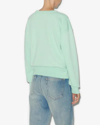 Isabel Marant Shad Sweatshirt In Sea Green