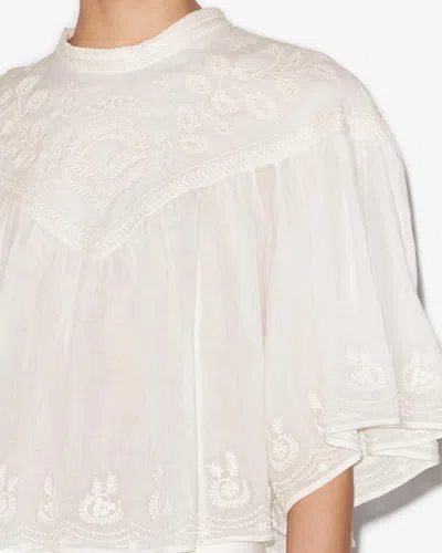 Isabel Marant Elodia Top In White