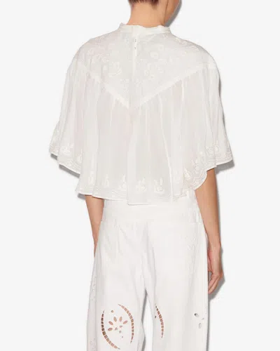 Isabel Marant Elodia Top In White