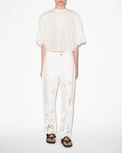 Isabel Marant Elodia Top In White