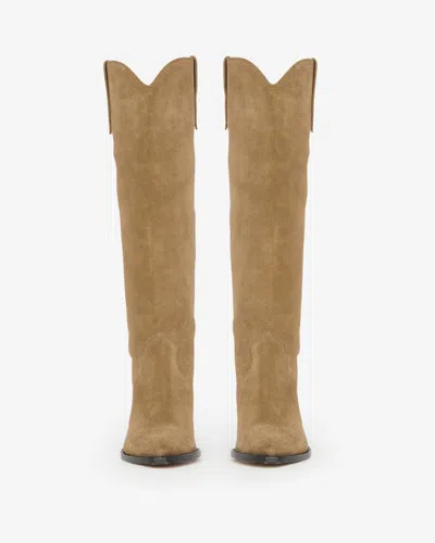 Isabel Marant Denvee Boots In Taupe