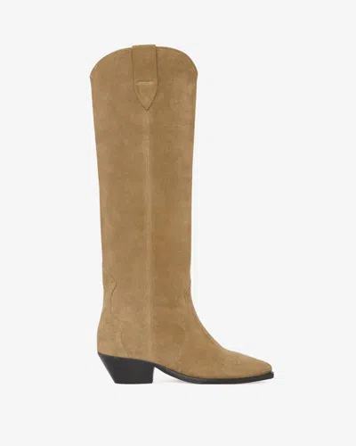 Isabel Marant Denvee Boots In Taupe