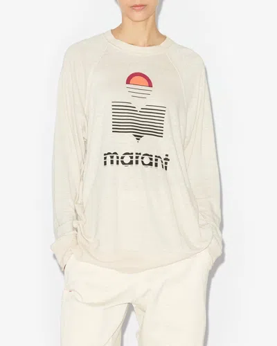 Isabel Marant Étoile Kiefferf Tee-shirt In Ecru