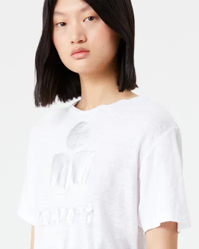 Isabel Marant Étoile Zewel Logo T-shirt In White