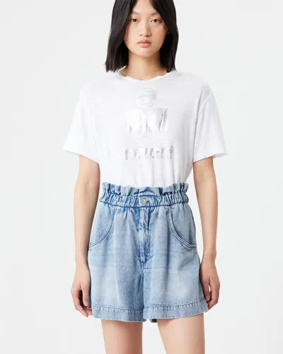 Isabel Marant Étoile Zewel Logo T-shirt In White